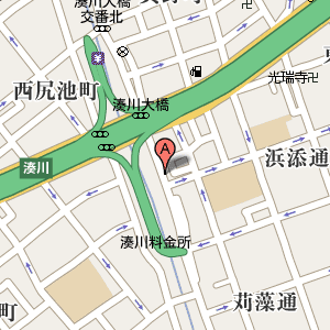 寿司松風の周辺地図